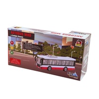 Autobus na setrvačník, mluví česky, hlásí zastávky, CZ design