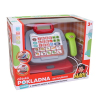 Pokladna na baterie, český design, 20 cm