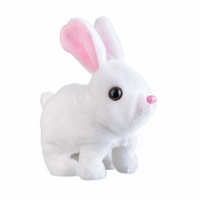 Králík Ben plyšový skákající 17cm se zvukem