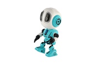 Robot ECHO kovový 12cm opakující věty zelený se zvukem a světlem