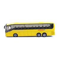 Autobus RegioJet kovový na zpětné natažení