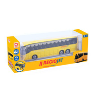 Autobus RegioJet kovový na zpětné natažení