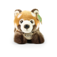 Plyšová panda červená ležící 20 cm eco friendly