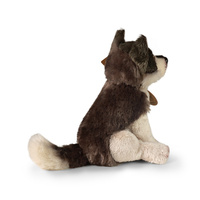 Plyšový Vlk černý 15cm sedící eco-friendly