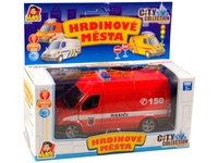 Auto záchranářské 3 druhy Policie Sanitka Hasiči 