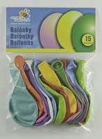 Nafukovací balónky barevné 15ks
