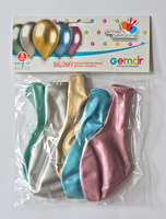 Nafukovací balónky Chrome mix 5ks