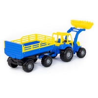 Traktor Mistr nakladač s přívěsem