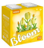 Stavebnice mini KOCO Tulipány plast 295ks v krabičce