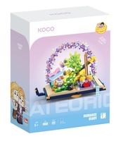 Stavebnice mini KOCO Romantika plast 1222ks v krabičce 