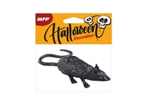 Krysa plast 6cm 4pcs černá