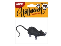 Krysa plast 9cm černá