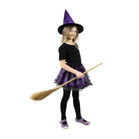 Kostým tutu fialový s kloboukem