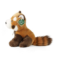 Plyšová Panda červená 18cm sedící eco-friendly