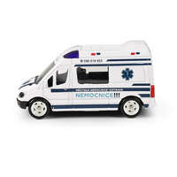 Auto kovové sanitka OSTRAVA 7cm volný chod