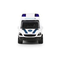 Auto kovové sanitka OSTRAVA 7cm volný chod