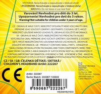 Čelenka Halloween s fialovým pavoukem