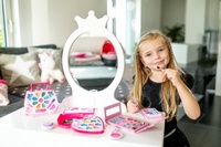 Dětská sada líčení beauted paletka srdce se zrcátkem na kartě