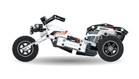 Stavebnice iM.MASTER motorka plast 198 dílků na zpětné natažen