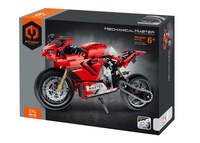 Stavebnice iM.MASTER motorka plast 557 dílků v krabici