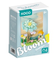 Stavebnice mini KOCO Květinová scenérie různé druhy