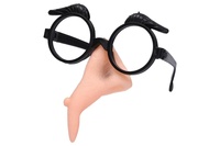 Sada čarodějnice plast nos + brýle v sáčku karneval