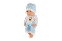 Panenka miminko plast 30cm pevné tělo v sáčku