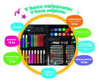 Sada na malování - Art box kreativní sada created v plastovém kufříku