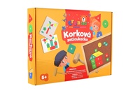 Korková zatloukačka created dřevo s doplňky v krabici