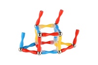 Magnetická stavebnice 77ks plast/kov v krabici