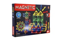 Magnetická stavebnice 148ks plast/kov v krabici