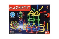 Magnetická stavebnice 148ks plast/kov v krabici
