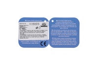 Sova sněžná přívěsek plyš 8x6cm bílá 0m+