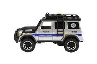 Auto záchranáři policie terénní plast 23x14cm na setrvačník na baterie se světlem se zvukem 