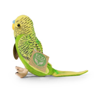 Plyšový pták andulka 2 druhy 13 cm zvuk