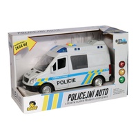 Made Auto Policie dodávka na setrvačník s reálným hlasem posádky 22cm