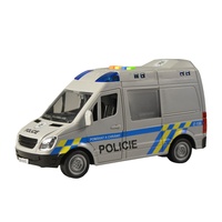 Made Auto Policie dodávka na setrvačník s reálným hlasem posádky 22cm