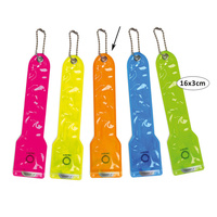 LED reflexní přívěsek - oranžový