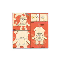 Kreativní sada Dřevěná loutka Mikuláš