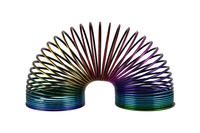 Spirála/pružina barevná plast průměr 8,5cm