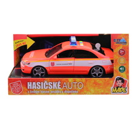 Hasičské osobní auto s českým hlasem, CZ box, 24cm