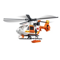 Vrtulník záchranný, 34,5 x 12 x 18cm