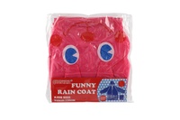 Pláštěnka dětská králík velikost 110-120cm růžová v sáčku