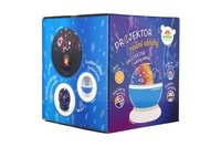 Projektor noční oblohy plast 14x11cm na baterie/USB se světlem v krabici