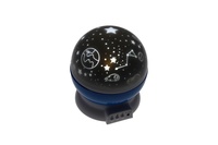 Projektor noční oblohy plast 14x11cm na baterie/USB se světlem v krabici