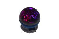 Projektor noční oblohy plast 14x11cm na baterie/USB se světlem v krabici