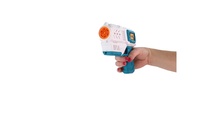 Bublifuk pistole s náplní plast 19cm na baterie v krabici 21x17x7cm